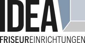 Zu sehen ist das Logo des Unternehmens IDEA-Friseureinrichtungen.